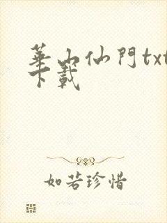 华山仙门txt下载