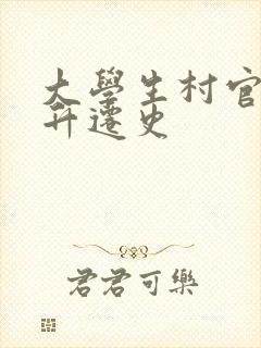 大学生村官艳遇升迁史