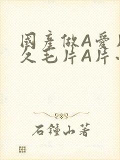 国产做A爱片久久毛片A片小说