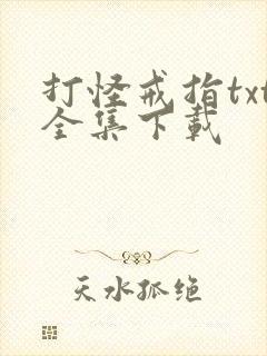 打怪戒指txt全集下载