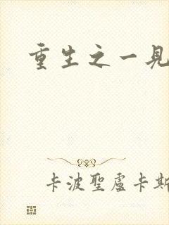 重生之一见倾心