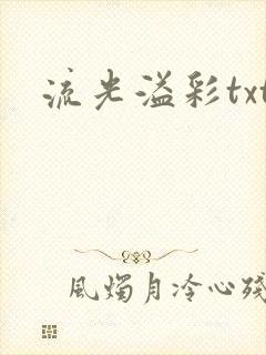 流光溢彩txt