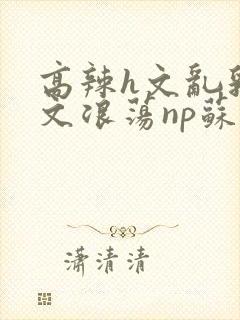 高辣h文乱乳h文浪荡np苏夏