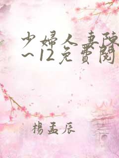 少妇人妻陈艳1～12免费阅读