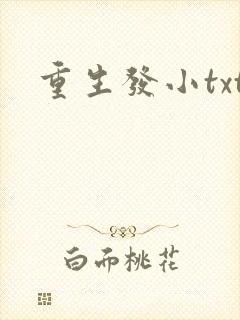 重生发小txt