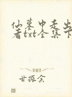 仙墓中走出的强者txt全集下载
