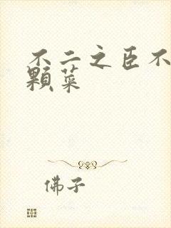 不二之臣不止是颗菜