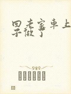 回老家车上和儿子做了