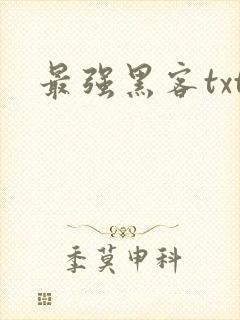最强黑客txt