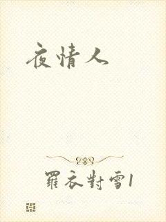 夜情人