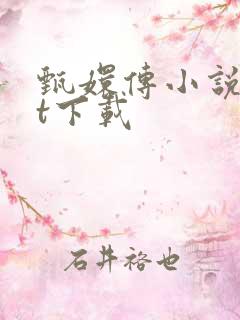 甄嬛传小说txt下载