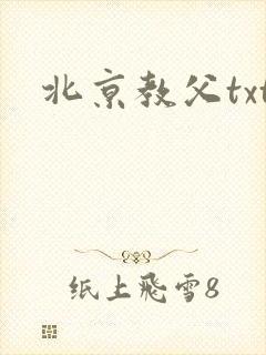 北京教父txt