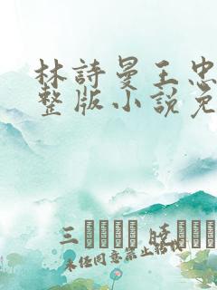 林诗曼王忠文完整版小说免费阅读