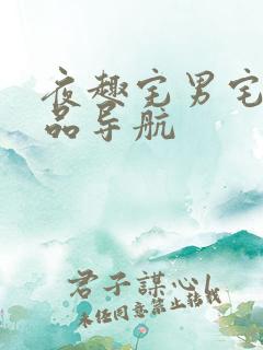 夜趣宅男宅女精品导航