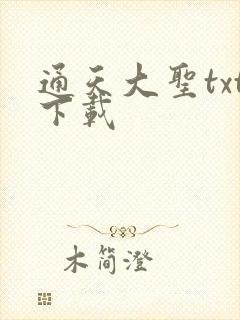 通天大圣txt下载