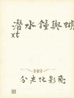 潜水钟与蝴蝶txt