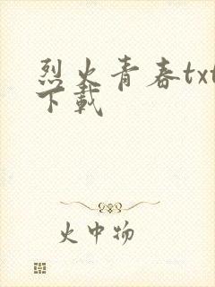 烈火青春txt下载