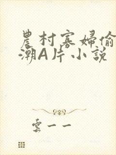 农村寡妇偷人高潮A片小说