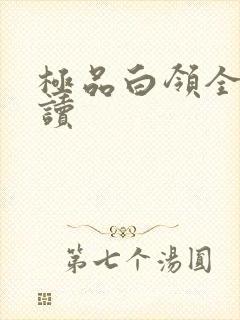 极品白领全文阅读