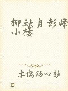 柳秋月彭峰月满小楼