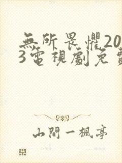 无所畏惧2023电视剧免费观看