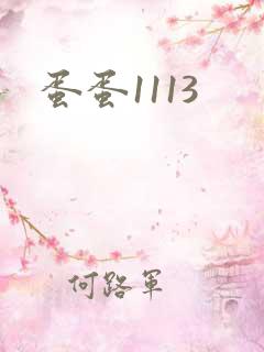 蛋蛋1113