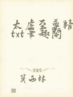 太虚至尊精校版txt笔趣阁