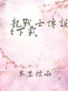 龙战士传说txt下载