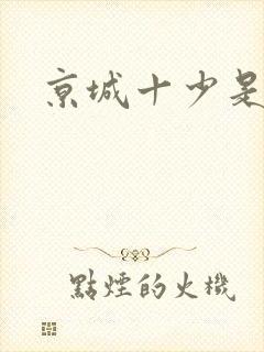 京城十少是谁