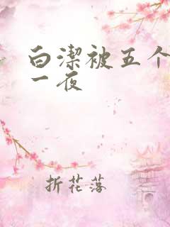 白洁被五个人玩一夜
