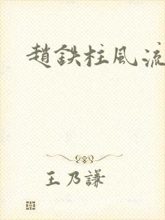 赵铁柱风流小说