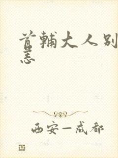 首辅大人别来无恙