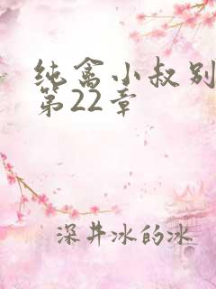 纯禽小叔别太猛第22章