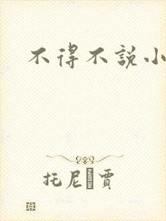 不得不说小说
