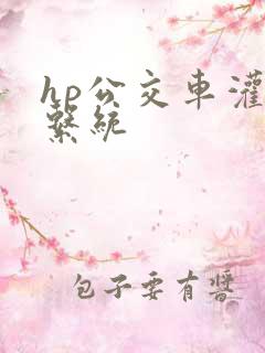 hp公交车灌溉系统