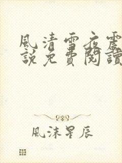 风清雪夜震风小说免费阅读