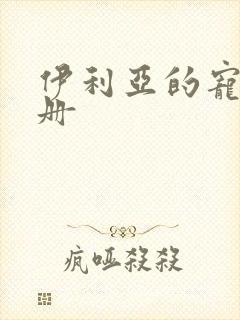 伊利亚的宠物手册