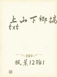 上山下乡搞笑团txt