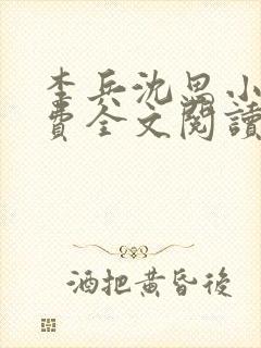 李兵沈思小说免费全文阅读