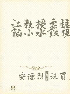 江教授要稳住肉馅小水饺视频