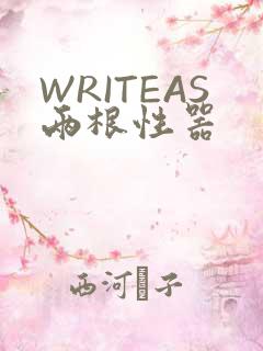 WRITEAS两根性器