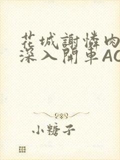 花城谢怜肉车长深入开车AO3