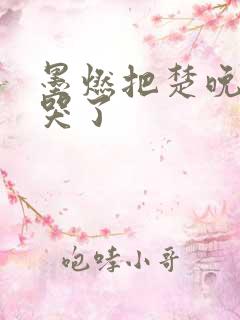 墨燃把楚晚宁C哭了