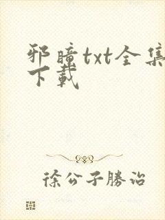 邪瞳txt全集下载