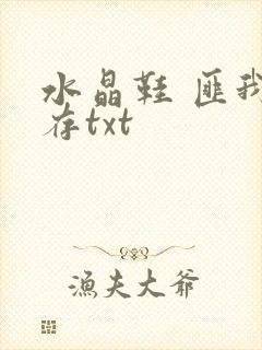 水晶鞋 匪我思存txt