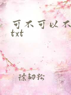 可不可以不嫁人txt