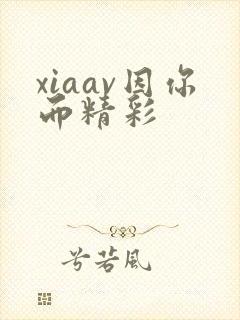 xiaav因你而精彩