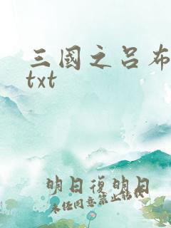 三国之吕布新传txt