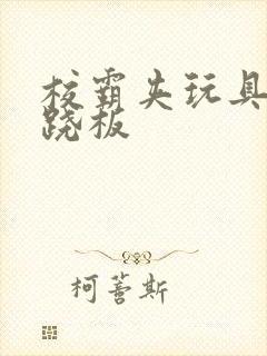 校霸夹玩具坐跷跷板