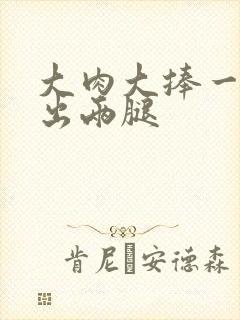 大肉大捧一进一出两腿